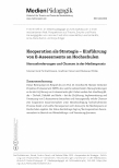Vorschauseite 1: Kooperation als Strategie - Einführung von E-Assessments an Hochschulen: Herausforderungen und Chancen in der Medienpraxis