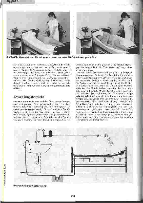 Vorschauseite 3: Badewanne im Bett Mobile Krankenwascheinrichtungen