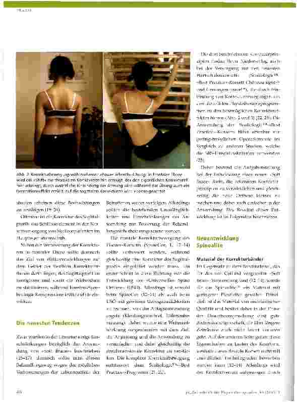 Vorschauseite 2: »Soft Braces« in der Skoliosebehandlung