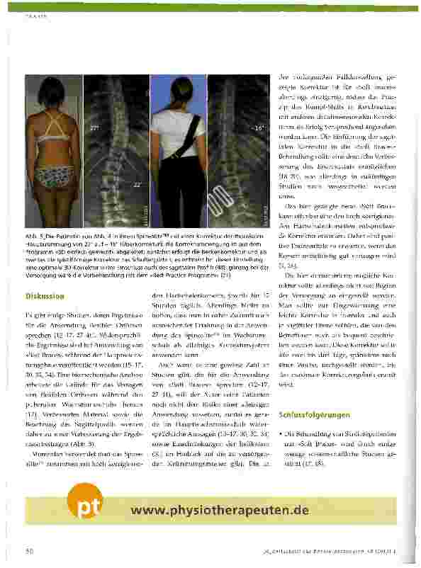Vorschauseite 4: »Soft Braces« in der Skoliosebehandlung