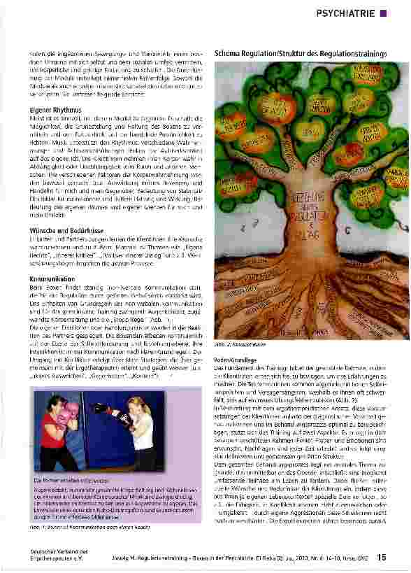 Vorschauseite 2: Regulationstraining -Boxen in der Psychiatrie