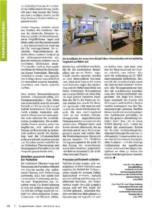 Vorschauseite 4: Herausforderung Intensivstation