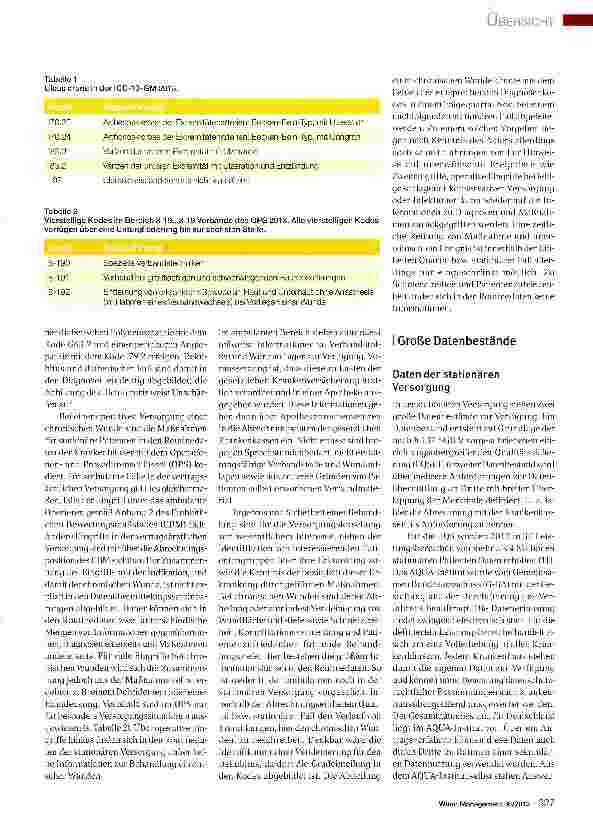 Vorschauseite 3: Nutzung von Routinedaten in der Versorgungsforschung