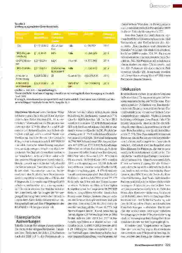 Vorschauseite 5: Nutzung von Routinedaten in der Versorgungsforschung