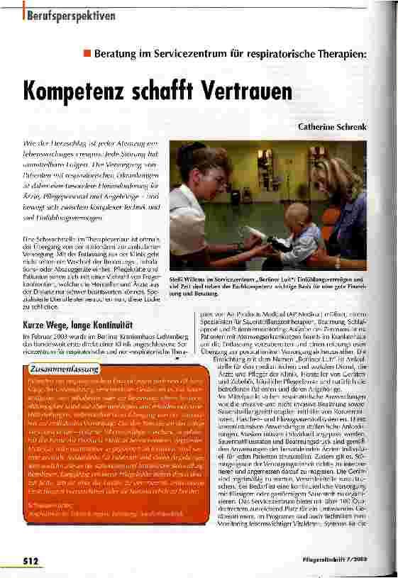 Vorschauseite 1: Kompetenz schafft Vertrauen