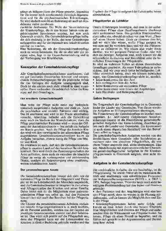 Vorschauseite 2: Gemeindekrankenpflege in Österreich