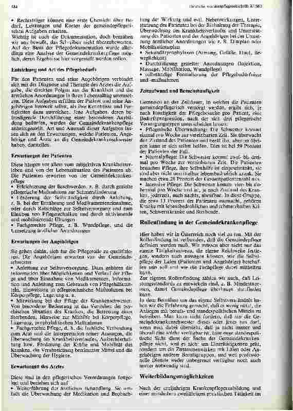 Vorschauseite 3: Gemeindekrankenpflege in Österreich