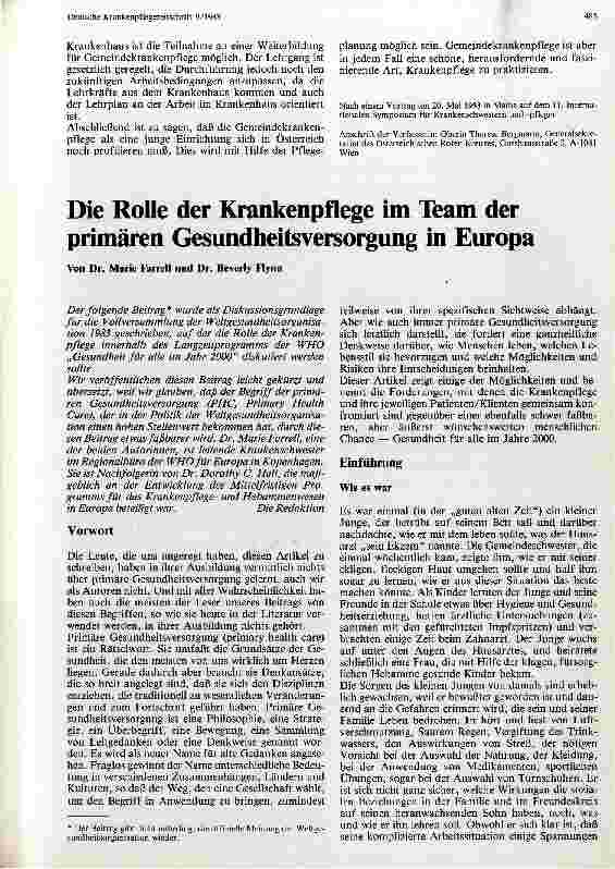 Vorschauseite 4: Gemeindekrankenpflege in Österreich