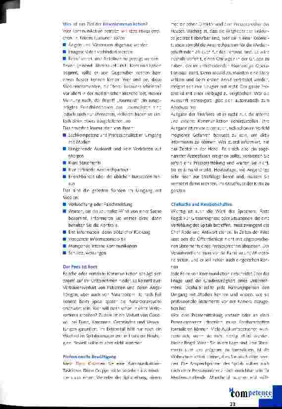 Vorschauseite 2: Krisenkommunikation: was Spitalmitarbeitende wissen müssen