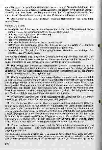 Vorschauseite 2: Sitzung des Länderrates des Weltbundes der Krankenschwestern und - pfleger