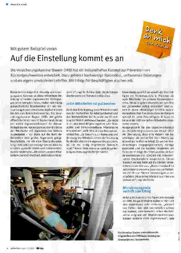Vorschauseite 1: Auf die Einstellung kommt es an
