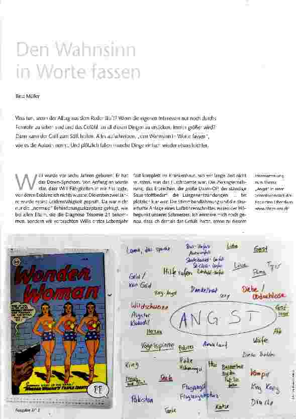Vorschauseite 1: Den Wahnsinn in Worte fassen
