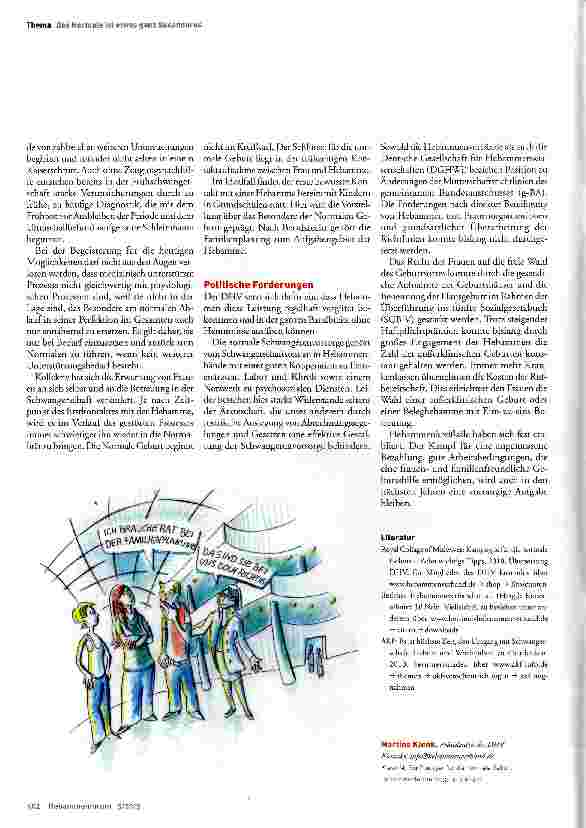 Vorschauseite 3: Ein Plädoyer für die normale Geburt