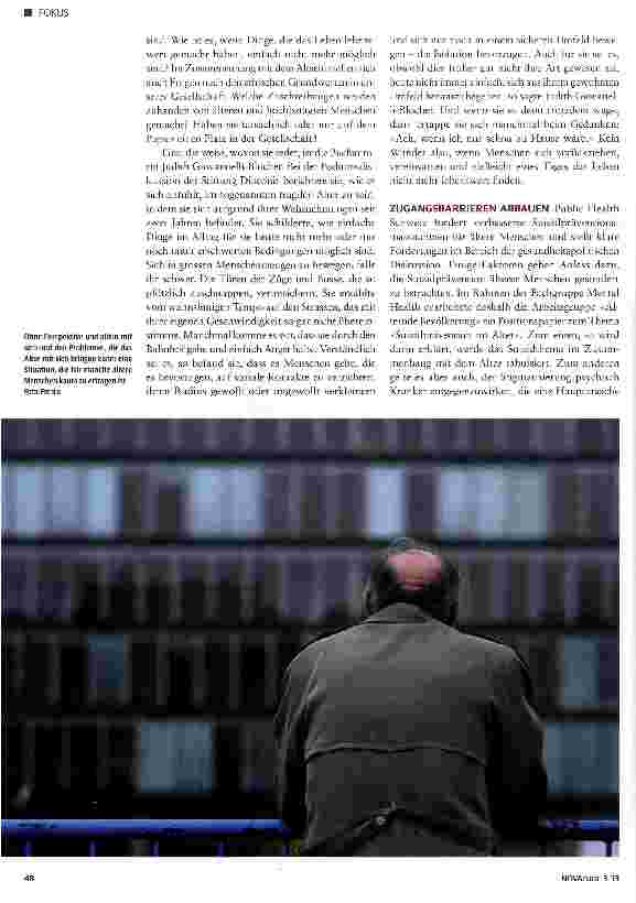 Vorschauseite 2: Tabuthema: Suizid im Alter