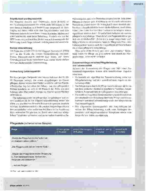 Vorschauseite 3: Pflegende Angehörige brauchen professionelle Unterstützung