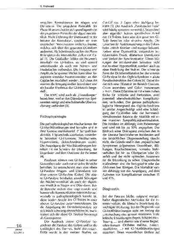 Vorschauseite 2: Motilitätsstörungen und Pseudoobstruktion: Diagnostik und Therapie