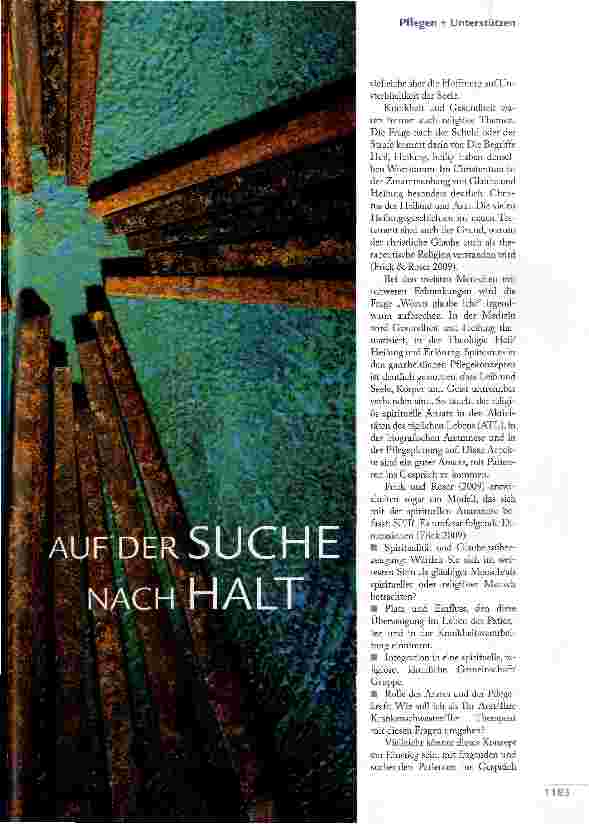 Vorschauseite 2: Auf der Suche nach Halt