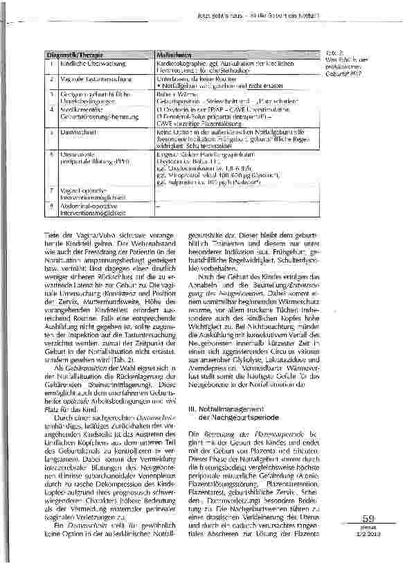 Vorschauseite 3: Jetzt geht es raus- Ist die Geburt ein Notfall?