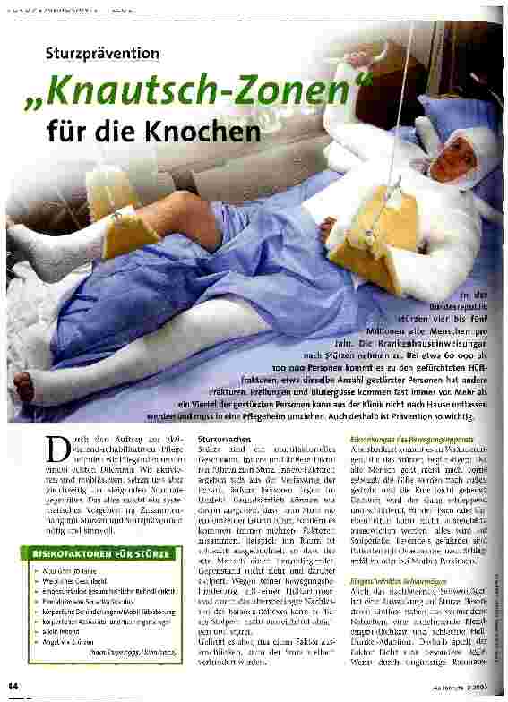Vorschauseite 1: Knautsch-Zonen für die Knochen