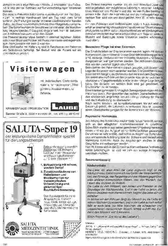 Vorschauseite 4: Die Pflege eines Unfallverletzten im Schockzustand mit einer Fraktur an einer Extremität - Braun-Preis f. Krankenpflege 1982