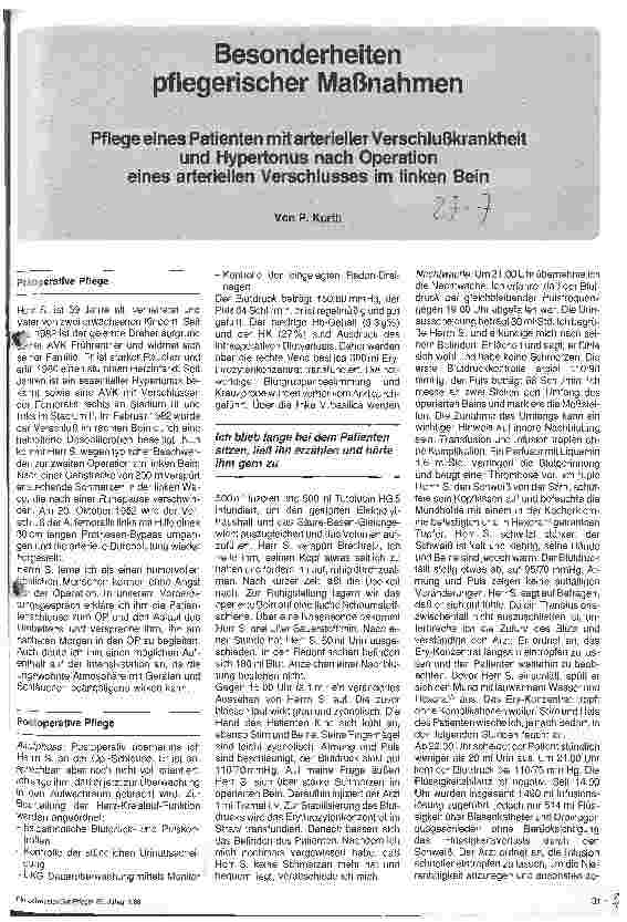 Vorschauseite 1: Besonderheiten pflegerischer Maßnahmen