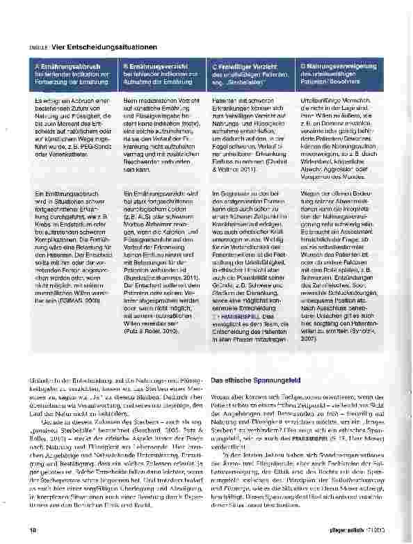Vorschauseite 3: Nahrung & Flüssigkeit - auch eine Frage der Ethik