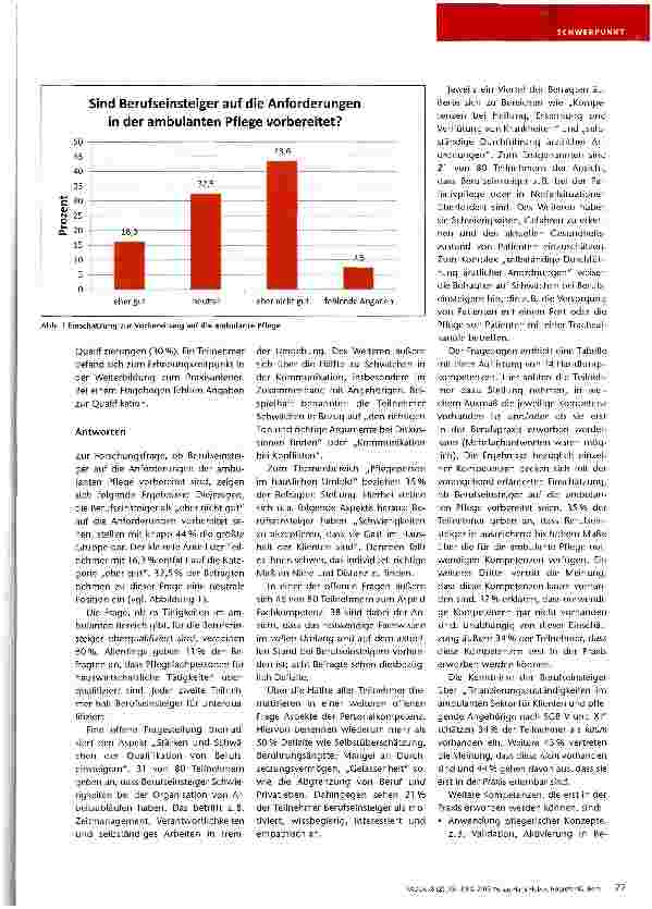 Vorschauseite 3: Fit für die ambulante Pflege?