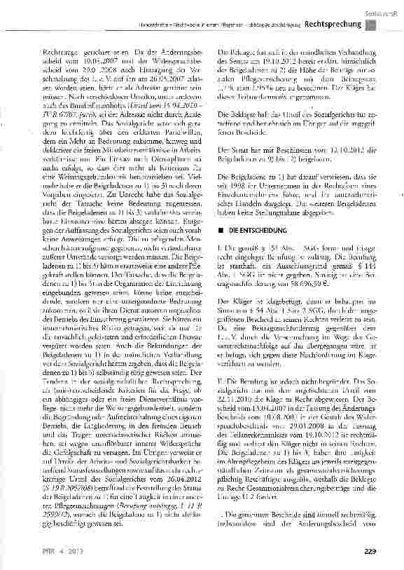 Vorschauseite 6: Honorarkräfte - Nachtwache in einem Pflegeheim -abhängige Beschäftigung