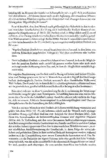 Vorschauseite 4: Forensisch-psychiatrische Pflege im Maßregelvollzug