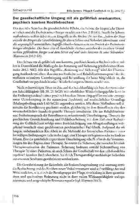 Vorschauseite 6: Forensisch-psychiatrische Pflege im Maßregelvollzug