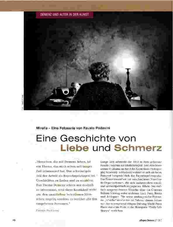 Vorschauseite 1: Eine Geschichte von Liebe und Schmerz
