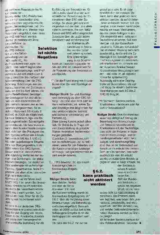 Vorschauseite 2: Anlass zu großer Sorge Innovationshemmnisse im Gesundheitswesen und ihre Auswirkungen für die Krankenhäuser