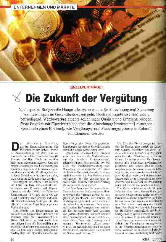 Vorschauseite 1: Einzelverträge: Die Zukunft der Vergütung