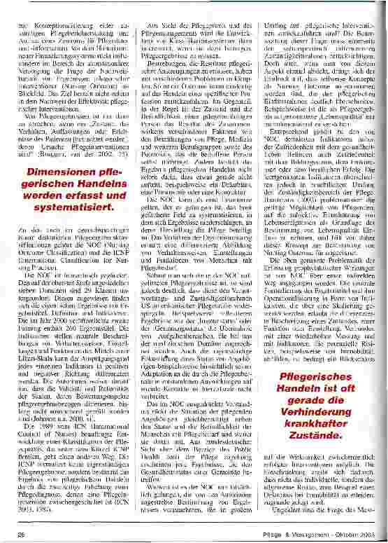 Vorschauseite 2: Pflegeergebnismessung und Klassifikationssysteme Bewertung