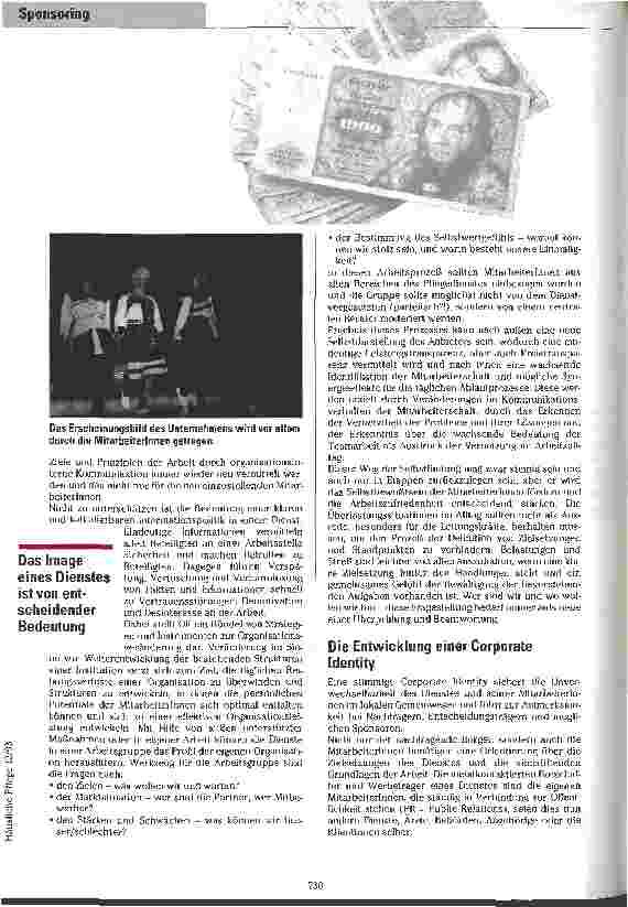 Vorschauseite 3: Social-Sponsoring Vom bewußten Profil einer Organisation zum gesponserten Projekt