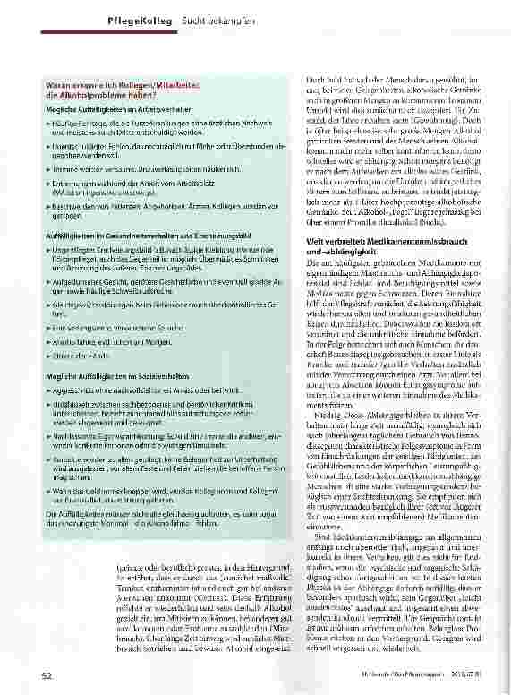 Vorschauseite 3: Genuss, Missbrauch, Gewöhnung Sucht