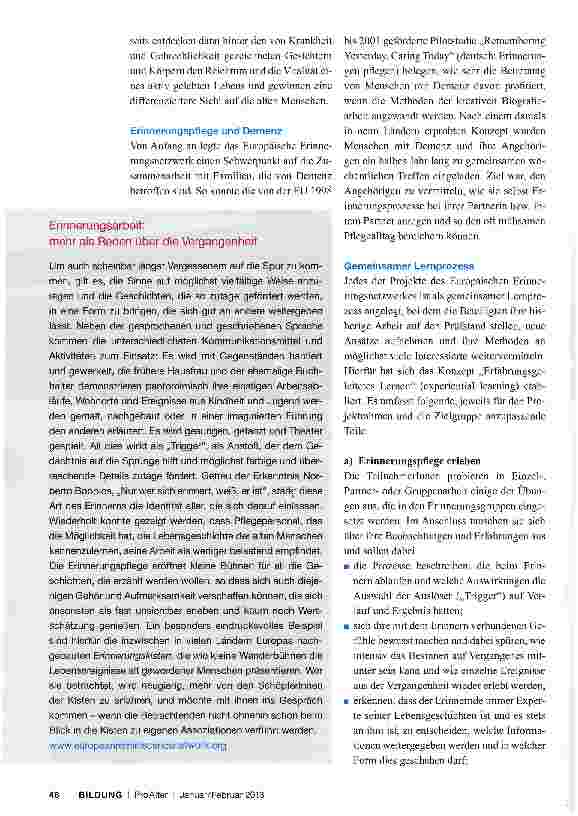 Vorschauseite 2: Erinnern europaweit