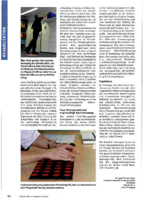 Vorschauseite 3: Deutlich höhere Return-to-Work-Quote