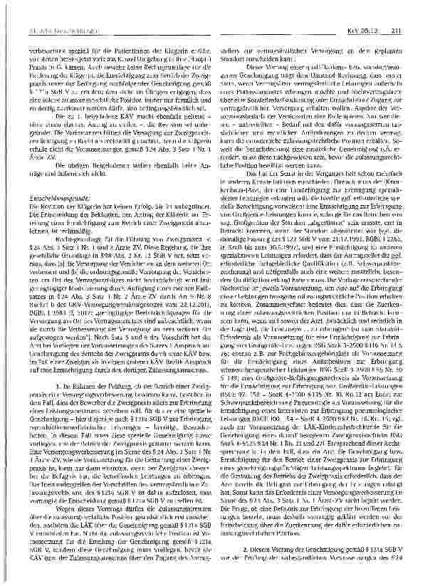 Vorschauseite 3: Kassenarztrecht