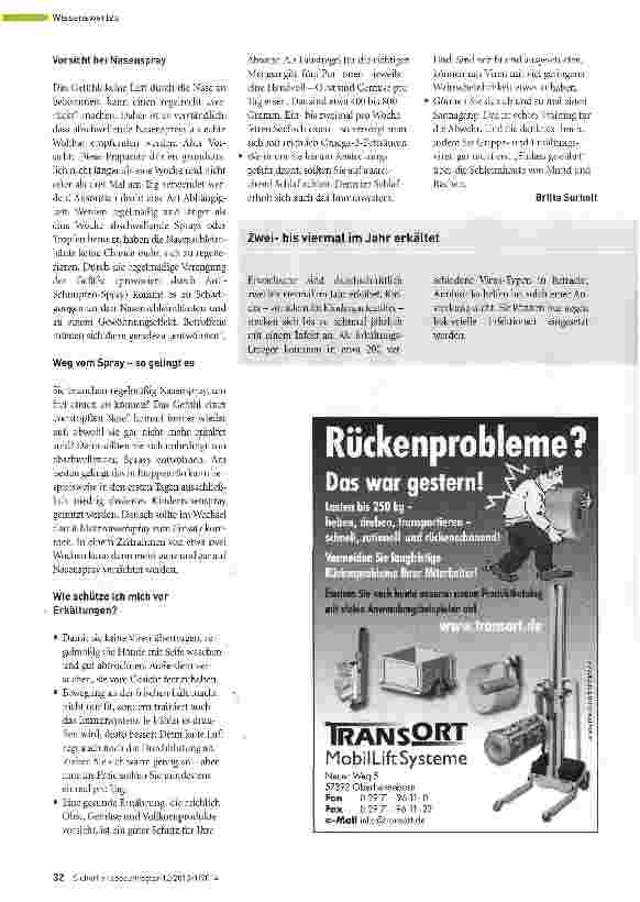 Vorschauseite 3: Es ist wieder Grippe-Zeit