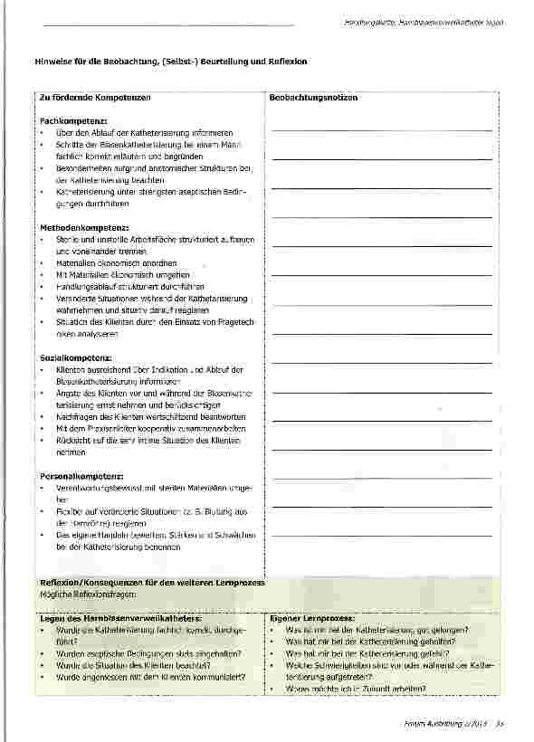 Vorschauseite 2: Einen transurethralen Harnblasenverweilkatheter legen