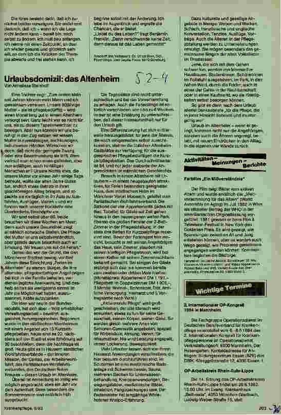 Vorschauseite 1: Urlaubsdomizil: das Altenheim