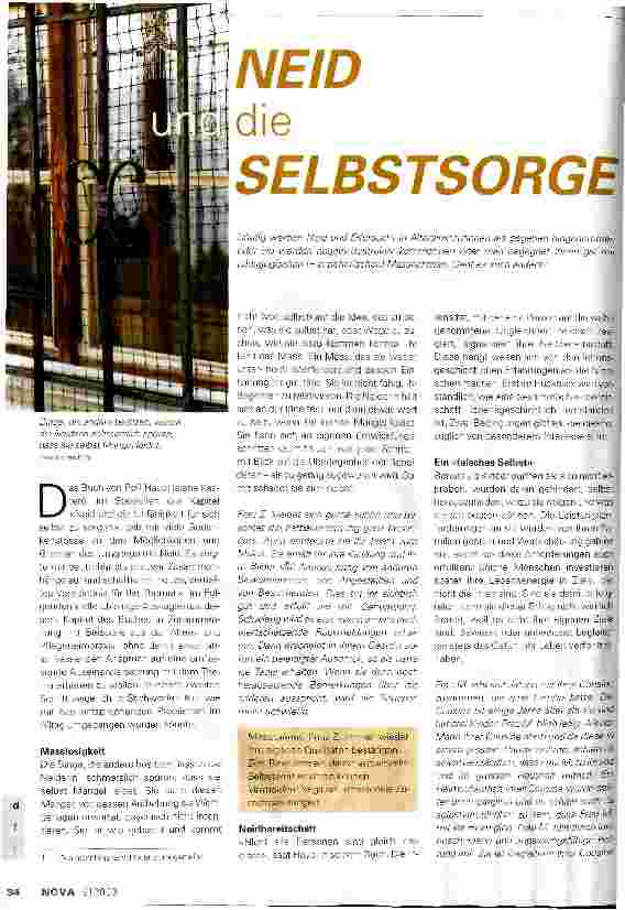 Vorschauseite 1: Neid und die Selbstsorge