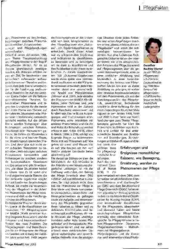 Vorschauseite 2: Phänomene der Pflege