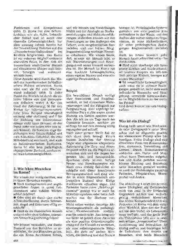 Vorschauseite 3: Dialogaufbau in der Frühphase der Rehabilitation mit Patienten im Koma auf der Intensivstation