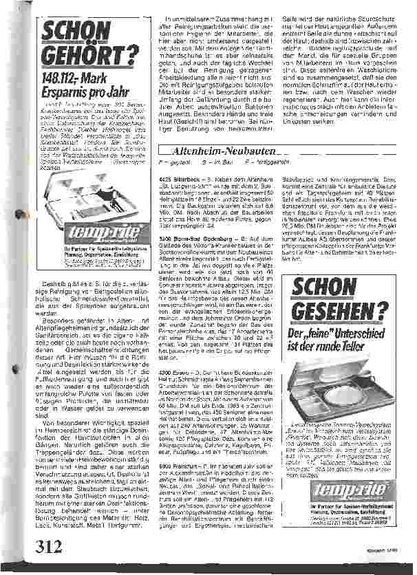 Vorschauseite 3: Reinigung und Desinfektion im Altenheim