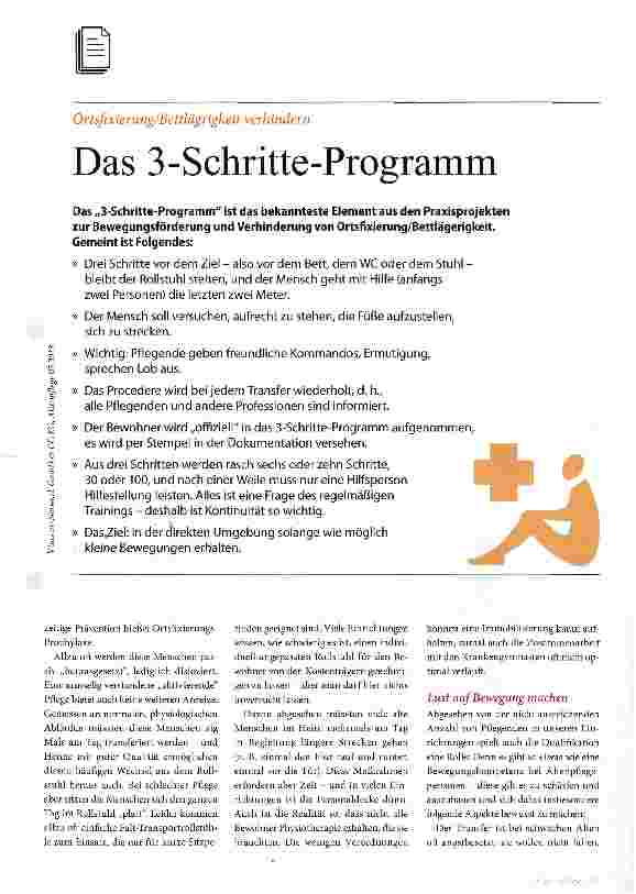 Vorschauseite 3: Auf die Füße stellen