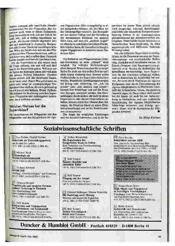Vorschauseite 4: Supervision in der Pflege Psychosoziale Entlastung von Pflegepersonen am Beispiel verschiedener Supervisionsansätze