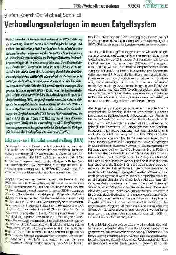 Vorschauseite 1: Verhandlungsunterlagen im neuen Entgeltsystem
