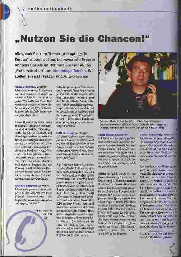 Vorschauseite 1: Nutzen Sie die Chancen!